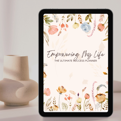 Unleash Your Potential with Femme Flourish: Your Ultimate Undated Daily Planner